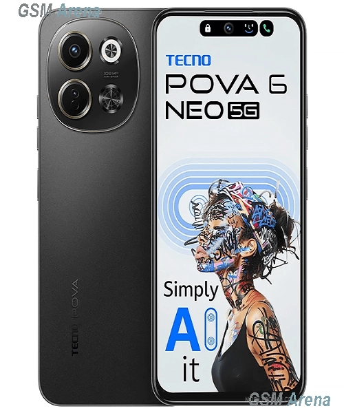 Tecno Pova 6 Neo 5G Midnight Shadow